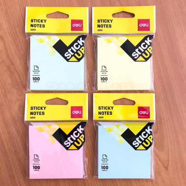 Giấy nhớ 3x3 (100 tờ) (Màu) (A01302) (Deli)